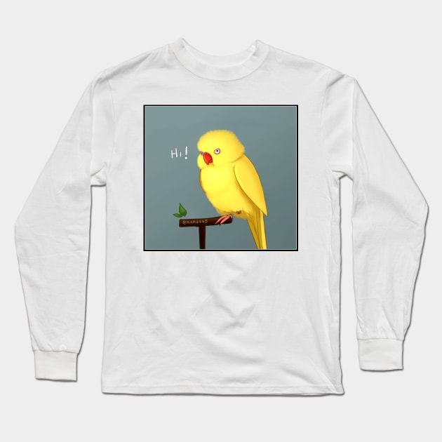 Yellow Bird Long Sleeve T-Shirt by Mari945